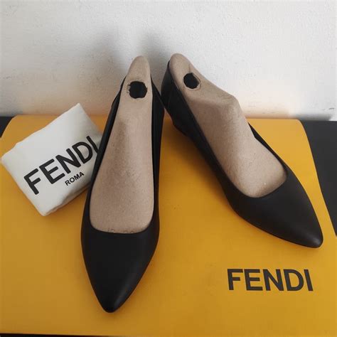 Zoccoli Fendi in Pelle Bianco taglia 39 IT 